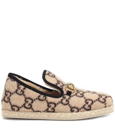 gucci gg wool loafer|gucci loafers for women.